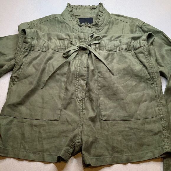 Hudson Jeans Utility Jumpsuit Olive Green Large - Picture 4 of 11